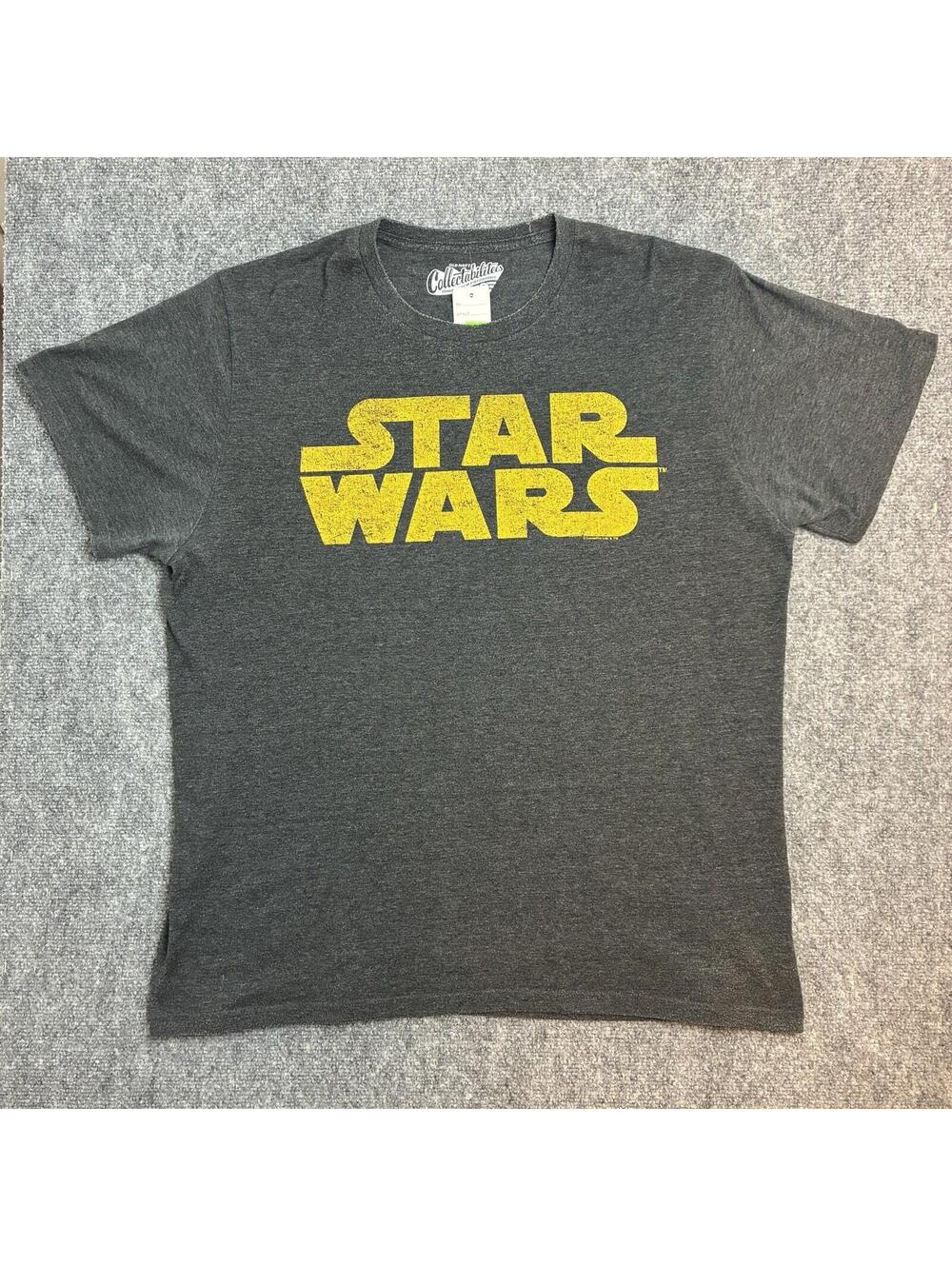 Star Wars X Old Navy Collectibles Heather Gray Logo T Shirt